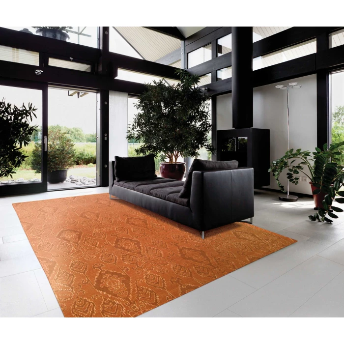 Nourison Home Silk Infusion Brown SIF03 5ft.3in. x 7ft.5in. Rect. Rug