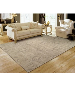 Nourison Home Silk Infusion Grey SIF03 5ft.3in. x 7ft.5in. Rect. Rug