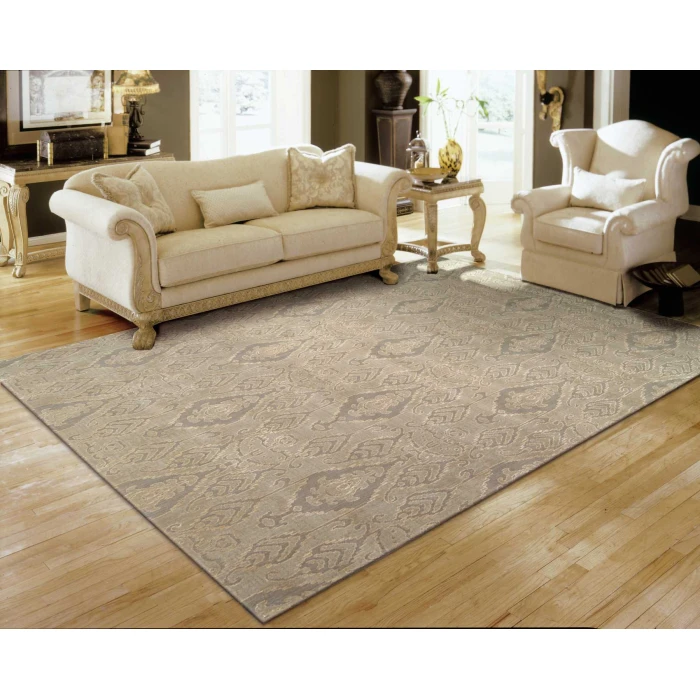 Nourison Home Silk Infusion Grey SIF03 5ft.3in. x 7ft.5in. Rect. Rug