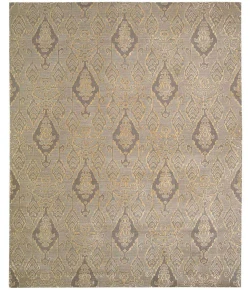 Nourison Home Silk Infusion Grey SIF03 5ft.3in. x 7ft.5in. Rect. Rug