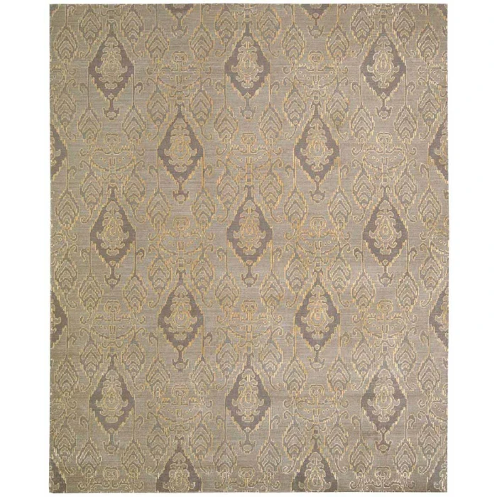 Nourison Home Silk Infusion Grey SIF03 5ft.3in. x 7ft.5in. Rect. Rug
