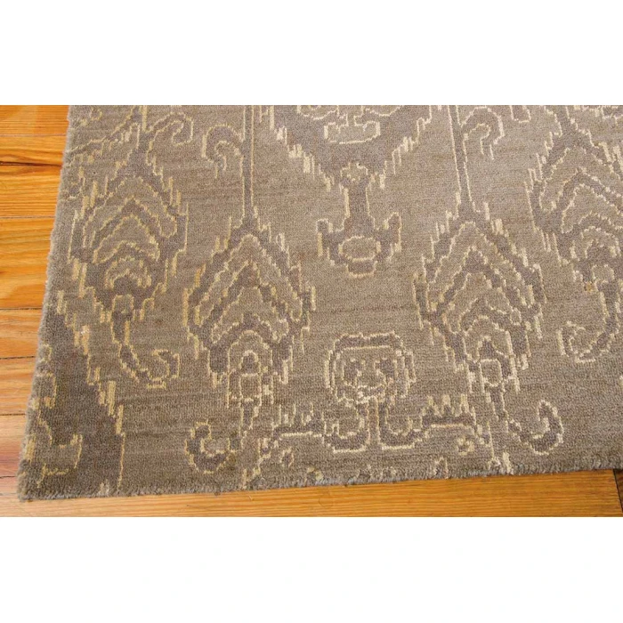 Nourison Home Silk Infusion Grey SIF03 5ft.3in. x 7ft.5in. Rect. Rug