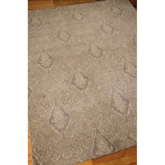 Nourison Home Silk Infusion Grey SIF03 5ft.3in. x 7ft.5in. Rect. Rug