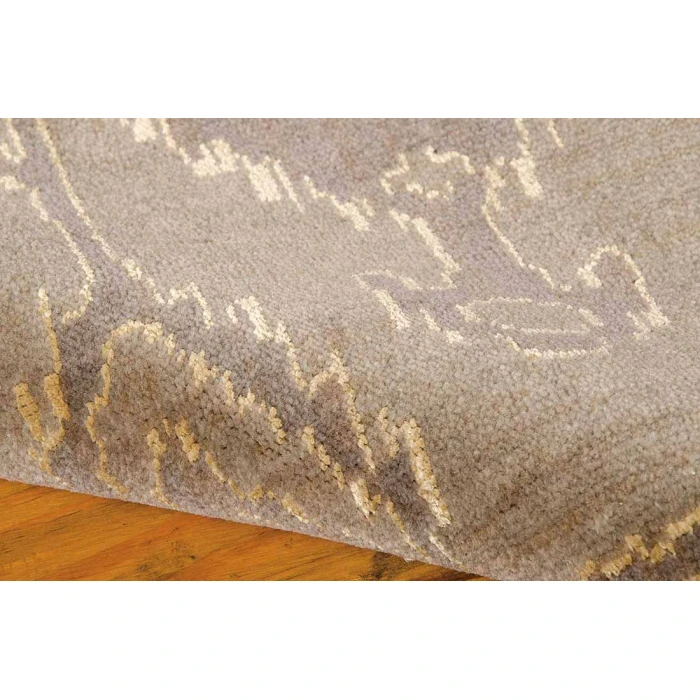 Nourison Home Silk Infusion Grey SIF03 5ft.3in. x 7ft.5in. Rect. Rug