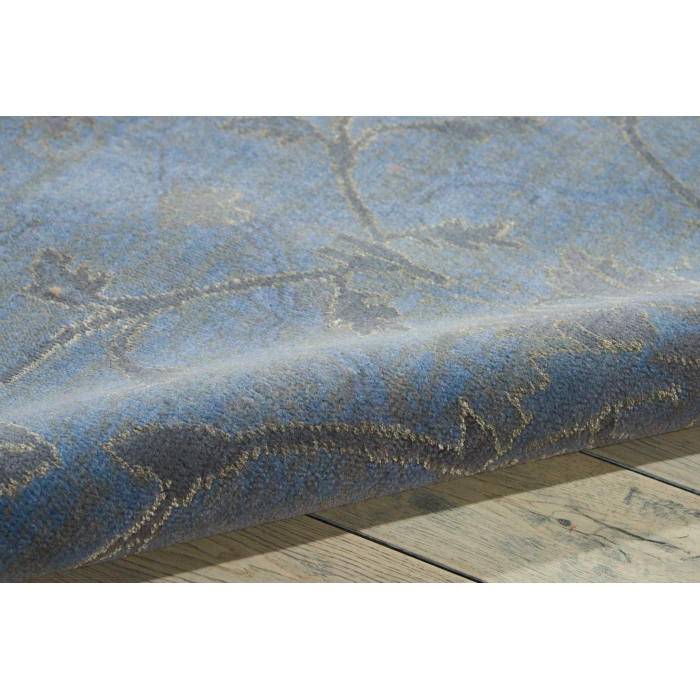 Nourison Home Silk Infusion Blue SIF01 5ft.3in. x 7ft.5in. Rect. Rug