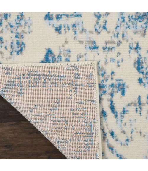 Nourison Jubilant Area Rug JUB09-Ivory Blue