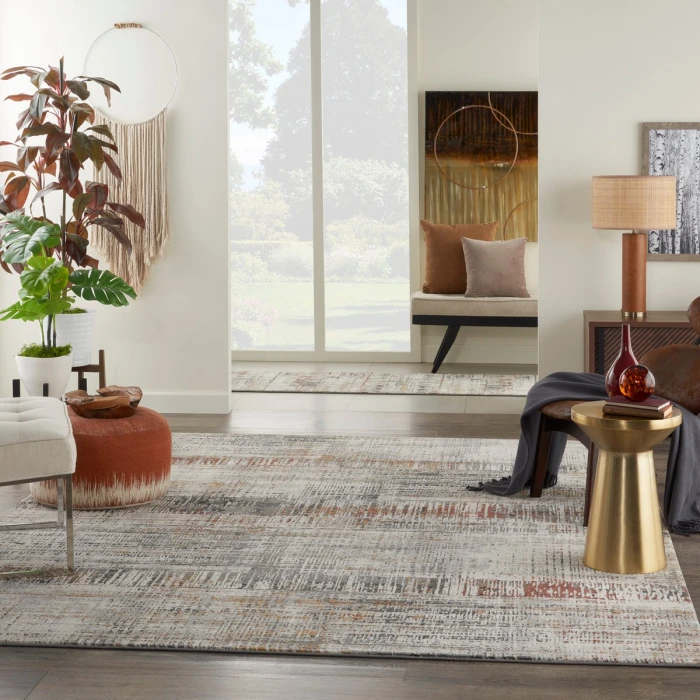 Nourison Tangra Multicolor TNR04 9 ft. X 12 ft. Rect. Rug