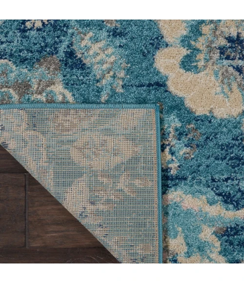 Nourison Tranquil Area Rug TRA02-Turquoise