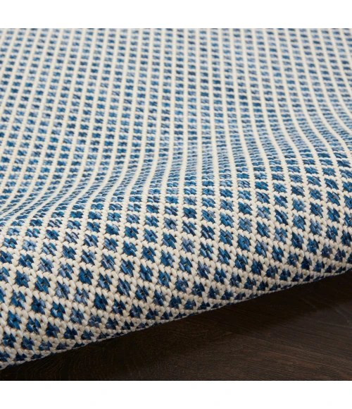 Nourison Courtyard Area Rug COU01-Ivory Blue