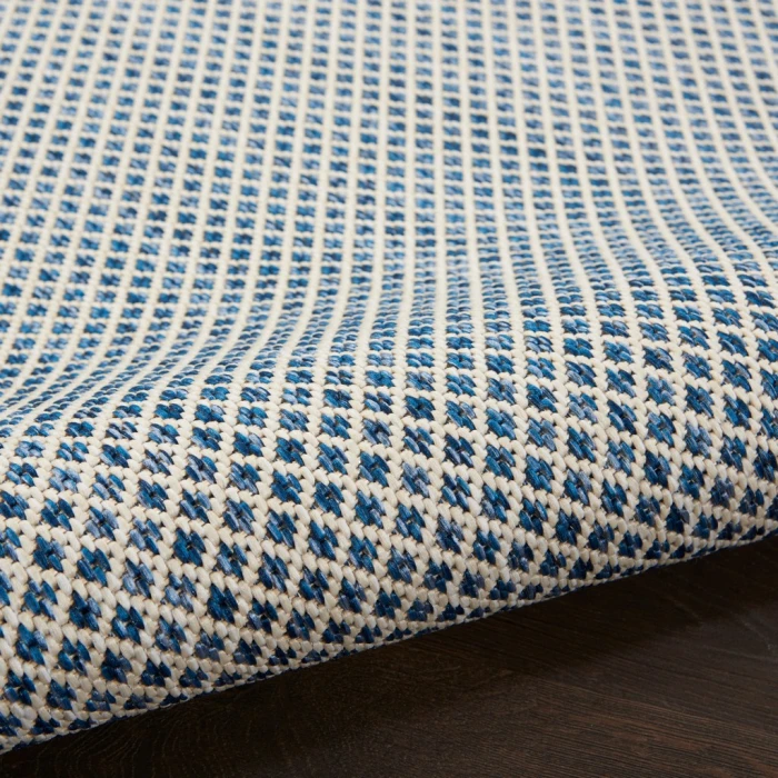 Nourison Courtyard Area Rug COU01-Ivory Blue