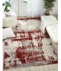 Nourison Maxell Area Rug MAE14-Ivory/Red