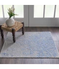 Nourison Silk Shadows Grey Blue SHA18 2 ft. X 3 ft. Rect. Rug
