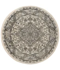 Nourison Quarry Ivory Blue QUA05 4 ft. X Round Rug