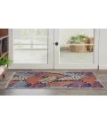 Nourison Aloha Navy Multicolor ALH18 2 ft. 8 in. X 4 ft. Rectangle Rug