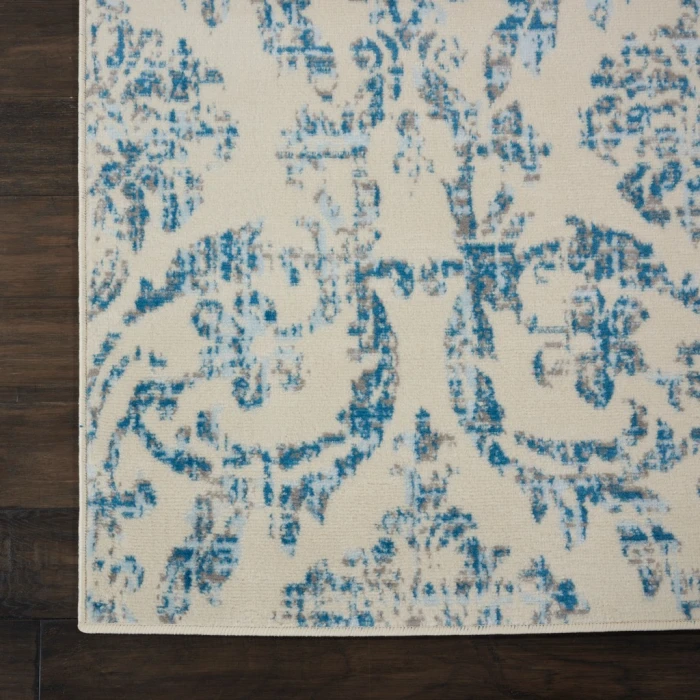 Nourison Jubilant Area Rug JUB09-Ivory Blue
