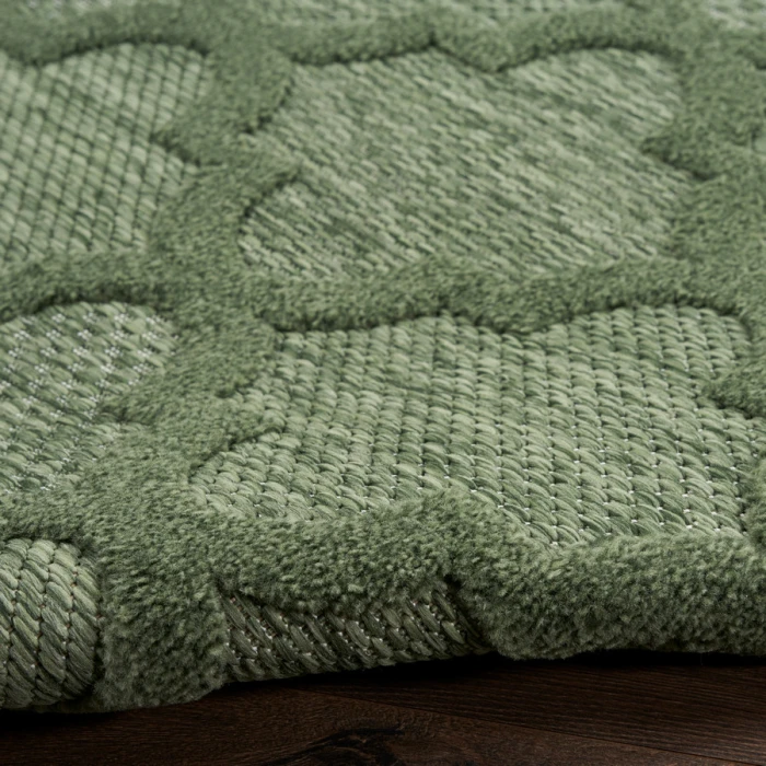 Nourison Home Easy Care Green NES01 2 ft. X 6 ft. Rectangle Rug