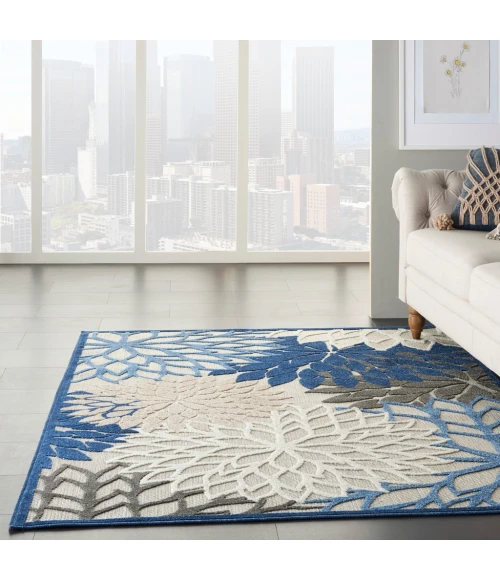Nourison Aloha Area Rug ALH05-Blue/Multicolor