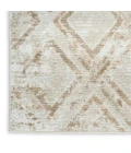 Nourison Dekor Ivory Taupe DEK05 2 ft. X 4 ft. Rect. Rug
