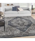 Kathy Ireland American Manor Area Rug AMR02 Blue 7'10" x 9'10"