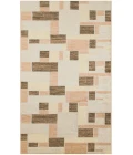 Nourison Astra Machine Washable Beige Multicolor ASW09 2 ft. 2 in. X 8 ft. Rectangle Rug