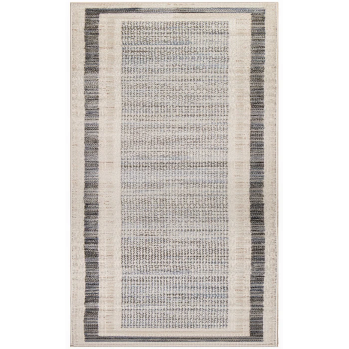 Nourison Serenity Home Grey Ivory SRH07 2 ft. 2 in. X 7 ft. 6 in. Rectangle Rug