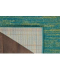 Nourison Nourison Essentials Blue Green NRE01 2 ft. 2 in. X 16 ft. Rectangle Rug