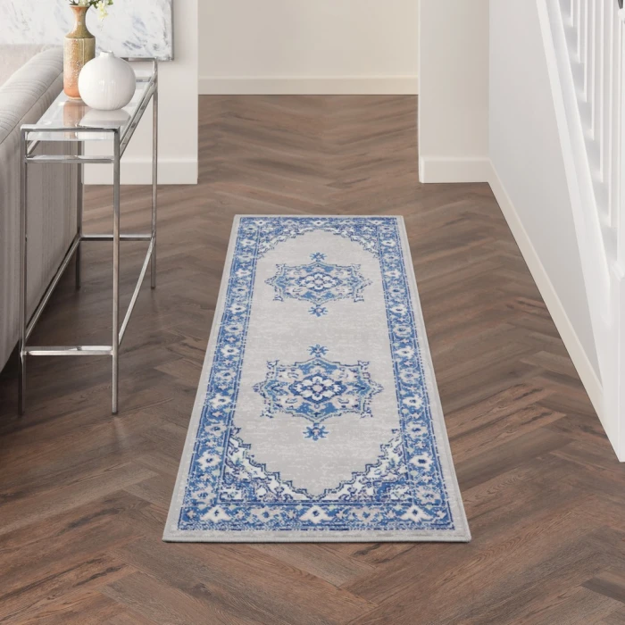 Nourison Whimsicle Area Rug WHS03-Grey Blue