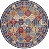 Nourison Home Grafix GRF31 Multicolor 8 ft. Round Area Rug