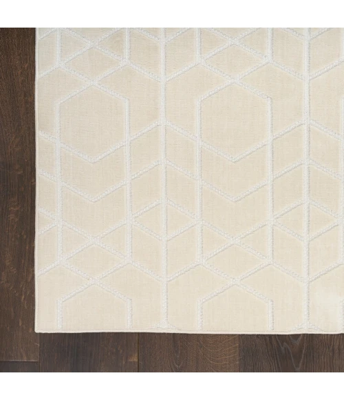 Nourison Washable Charm Ivory WCH01 6 ft. X 9 ft. Rect. Rug