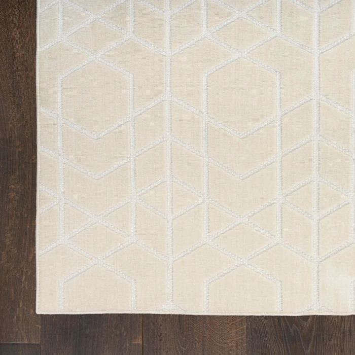 Nourison Washable Charm Ivory WCH01 6 ft. X 9 ft. Rect. Rug