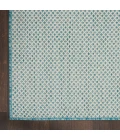 Nourison Courtyard Area Rug COU01 Ivory Aqua 3' x 5'