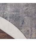 Nourison Rustic Textures Area Rug RUS06 Grey/Beige 5'3" Round
