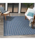 Nourison Twist Reversible Blue TWS01 4 ft. X 6 ft. Rect. Rug