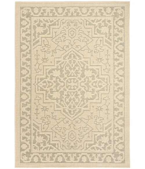 Nourison Tulum Taupe Olive TLM05 6 ft. X 9 ft. Rect. Rug