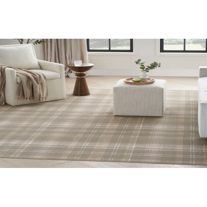 Nourison Grafix Olive GRF03 3 ft. 9 in. X 5 ft. 9 in. Rectangle Rug