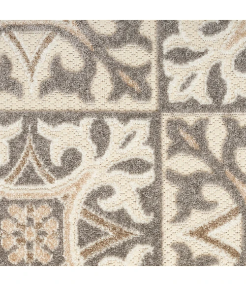 Nourison Aloha Area Rug ALH34 Ivory Grey