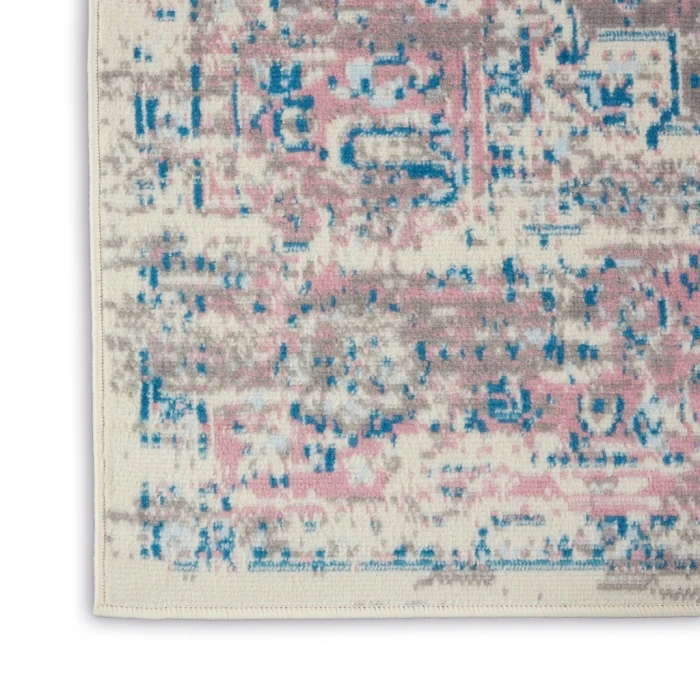 Nourison Grafix Area Rug GRF14-Ivory/Pink