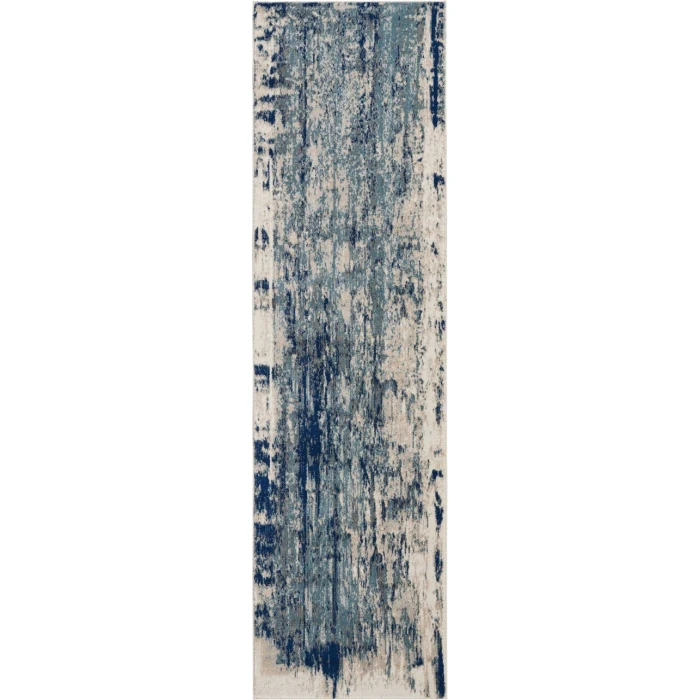 Nourison Maxell Runner Area Rug MAE16-Ivory/Blue