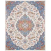 Nourison Home Elation ETN09 Ivory Blue 9 ft. X 12 ft. Area Rug