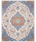 Nourison Elation Area Rug ETN09 Ivory Blue 9' x 12'