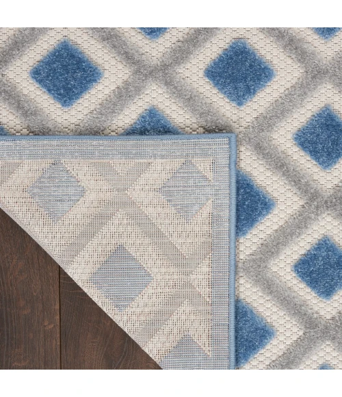 Nourison Aloha Area Rug ALH26-Blue/Grey