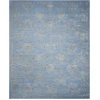 Nourison Home Silk Infusion Blue SIF01 7ft.9in. x 9ft.9in. Rect. Rug