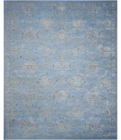 Nourison Home Silk Infusion Blue SIF01 7ft.9in. x 9ft.9in. Rect. Rug