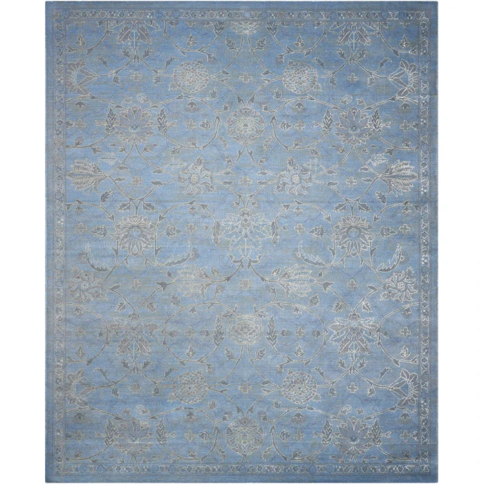 Nourison Home Silk Infusion Blue SIF01 5ft.3in. x 7ft.5in. Rect. Rug