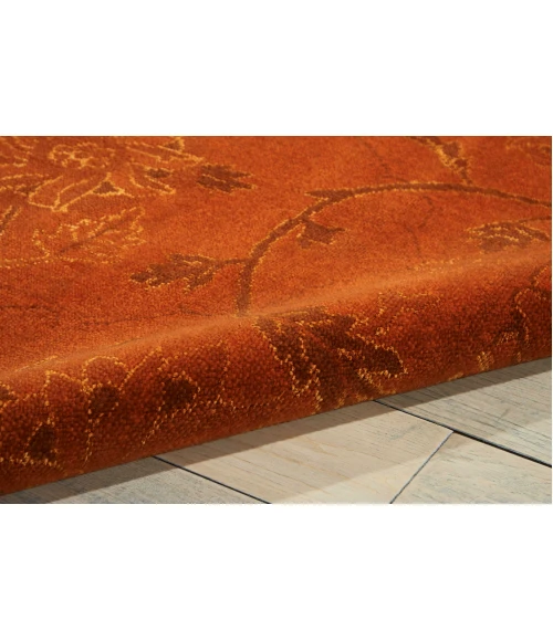 Nourison Home Silk Infusion Brown SIF01 7ft.9in. x 9ft.9in. Rect. Rug