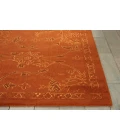 Nourison Home Silk Infusion Brown SIF01 7ft.9in. x 9ft.9in. Rect. Rug