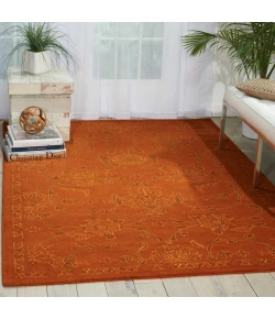 Nourison Home Silk Infusion Brown SIF01 7ft.9in. x 9ft.9in. Rect. Rug