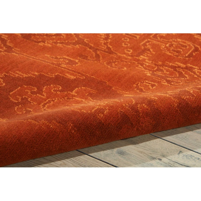 Nourison Home Silk Infusion Brown SIF03 5ft.3in. x 7ft.5in. Rect. Rug