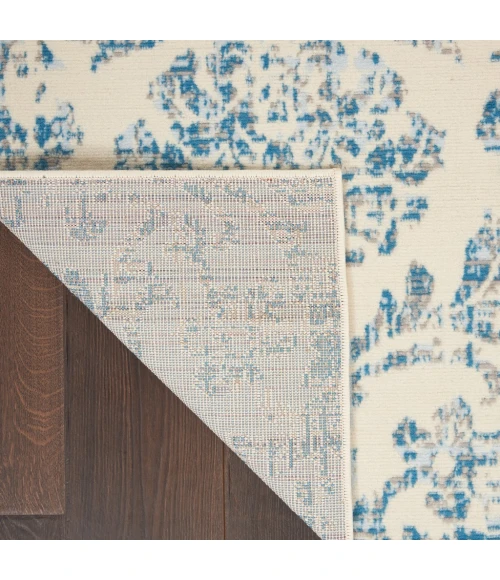 Nourison Jubilant Area Rug JUB09-Ivory/Blue
