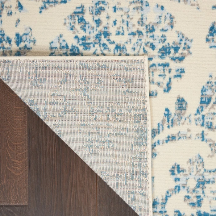 Nourison Jubilant Area Rug JUB09-Ivory/Blue